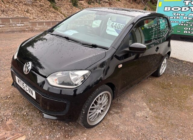 2015 VW UP MOVE 1.0 PETROL 3 DOOR HATCH IN BLACK.